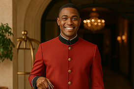 Luxury hotel concierge